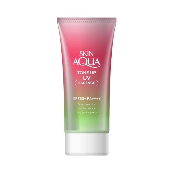 Rohto Mentholatum  - Skin Aqua Tone Up Essence Happiness Aura SPF50+ PA++++ - 80g