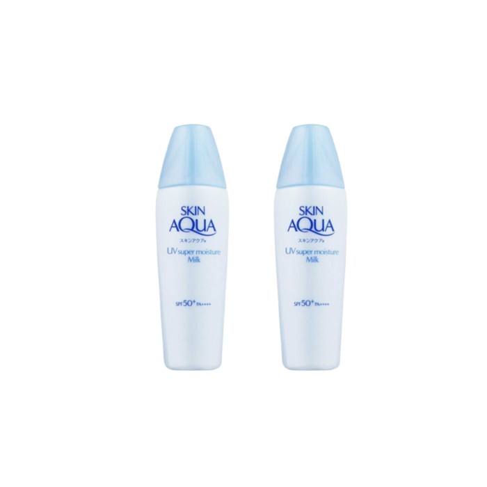 Rohto Mentholatum Skin Aqua UV Super Moisture Milk (2ea) Set