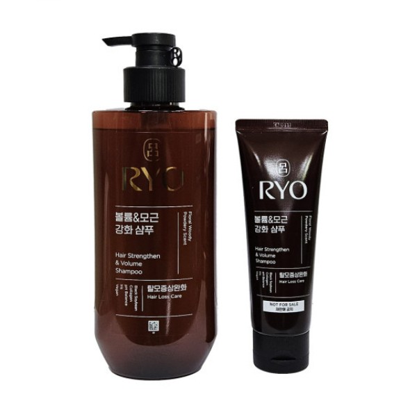 Ryo Hair - Hair Strengthen & Volume Shampoo (2024 New Version) - 480ml + 112ml
