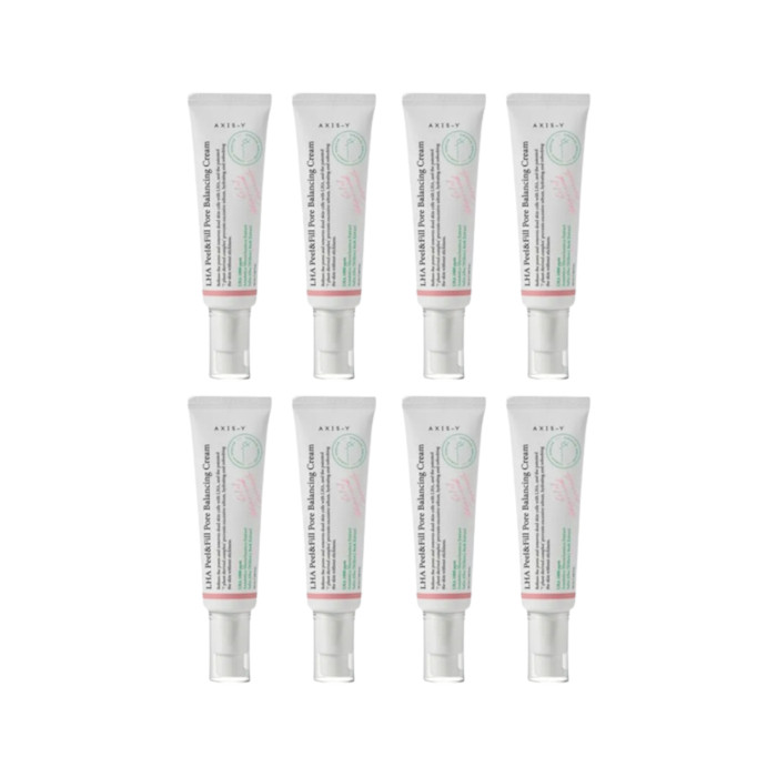 AXIS-Y - LHA Peel & Fill Pore Balancing Cream - 50ml (8ea) Set