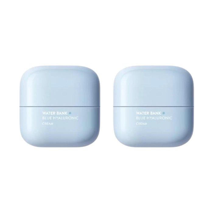 LANEIGE - Water Bank Blue Hyaluronic Moisture Cream - 50ml (2ea) Set