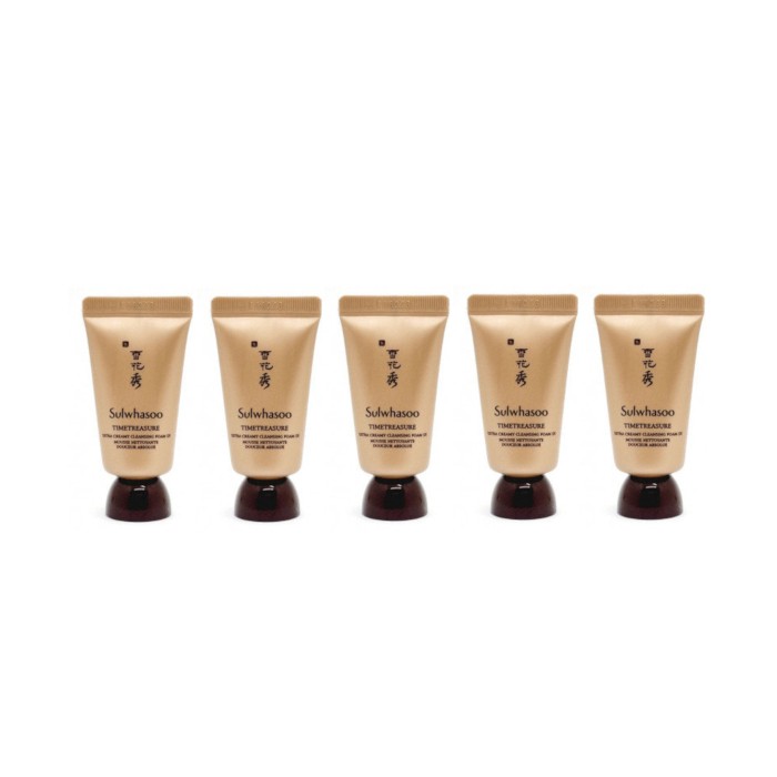 Sulwhasoo - Timetreasure Extra Creamy Cleansing Foam - 15g (5ea) Set