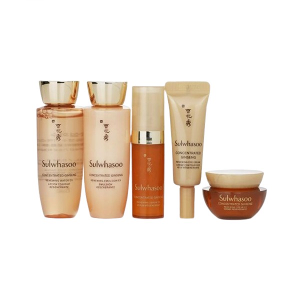 Sulwhasoo - Concentrated Ginseng Anti-Aging Kit - 1set(5articoli)