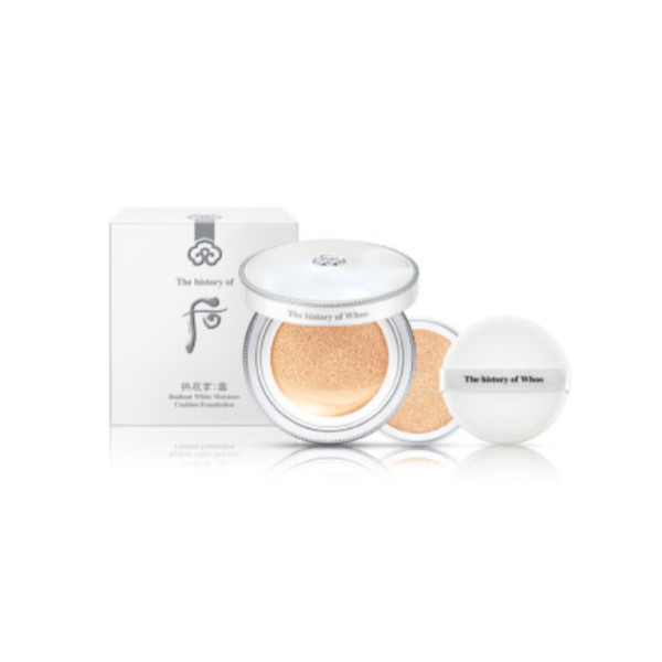 The History of Whoo - Gongjinhyang Seol Radiant White Moisture Cushion Foundation - 1pack (15g + Refill)