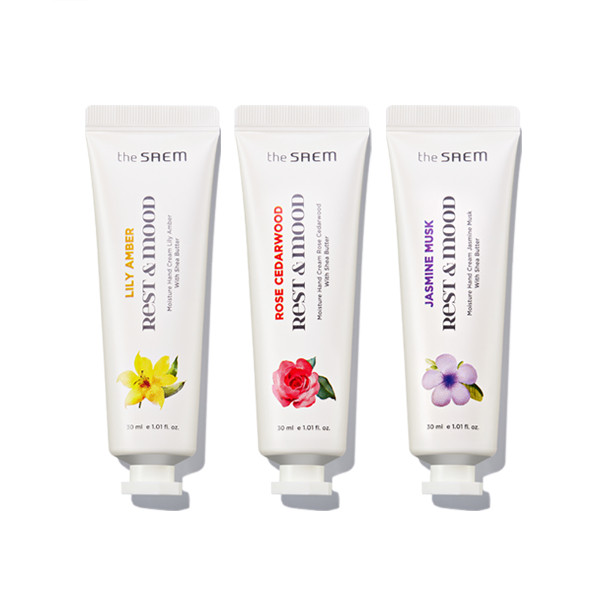 The Saem - Rest & Mood Moisture Hand Cream Special Set - 30ml*3ea