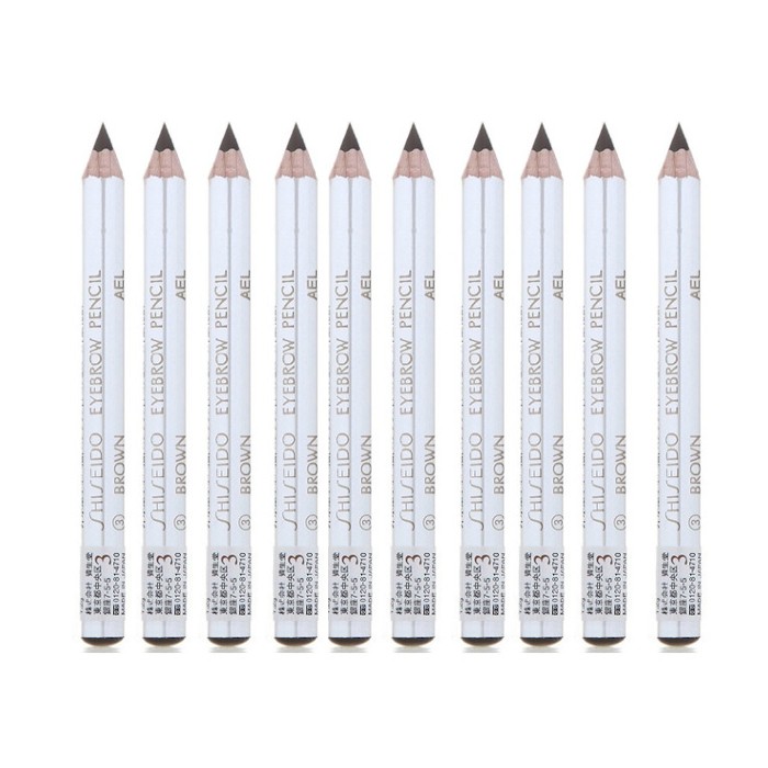 Shiseido - Eyebrow Pencil - 03 Brown (10ea) Set