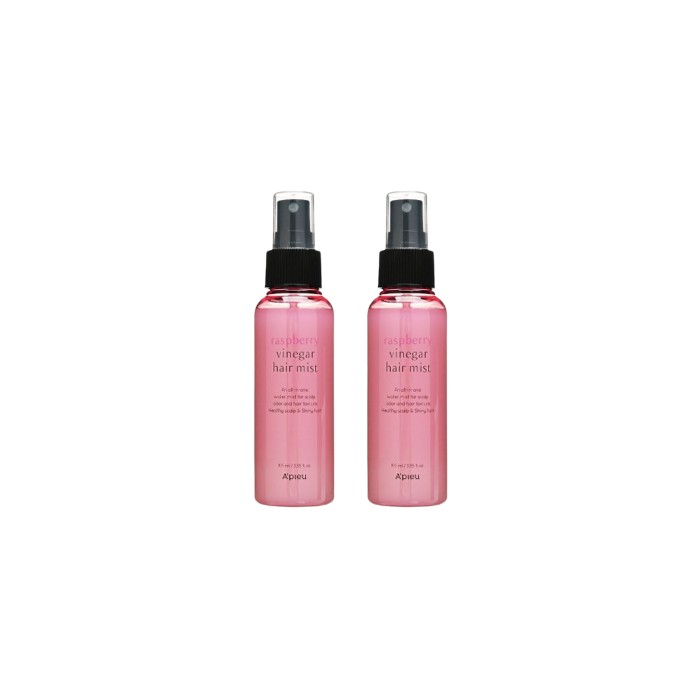 A'PIEU - Raspberry Vinegar Hair Mist - 105ml (2ea) Set (New)