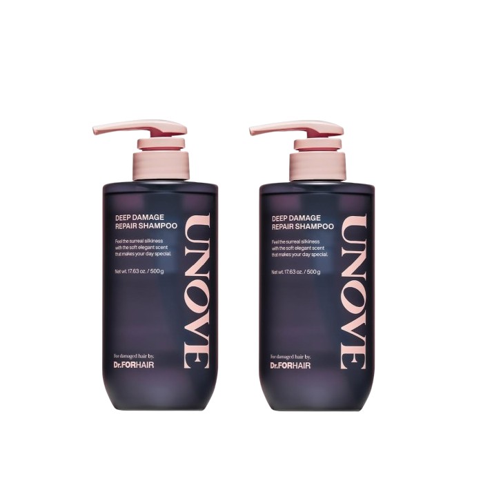 Dr. FORHAIR - UNOVE Deep Damage Repair Shampoo - 500g (2ea) Set