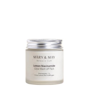 [OFFRES]Mary&May - Lemon Niacinamide Glow Wash Off Pack - 125g
