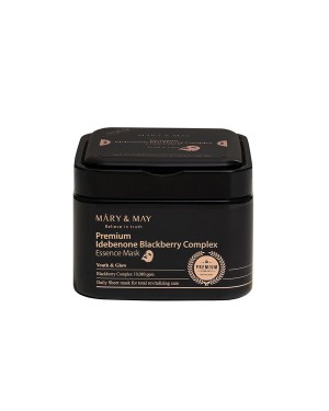[DEAL]Mary&May - Premium Idebenone Blackberry Complex Essence Mask - 20EA/250g