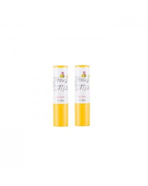 A'PIEU Honey & Milk Lip Balm - 3.3g (2ea) Set