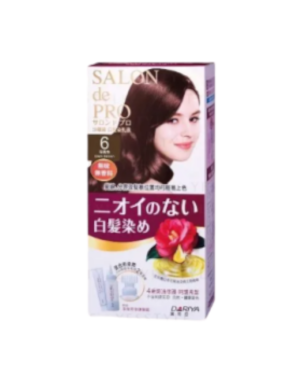 Dariya - Salon de Pro Grey Hair Coloring Liquid - 1set - #6 Dark Brown