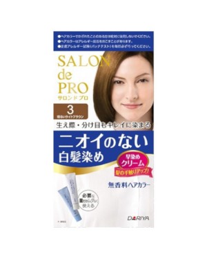 Dariya - Salon De Pro - Hair Color Cream - 1box - 3 Bright light brown