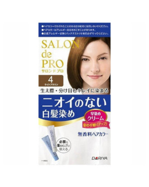 Dariya - Salon De Pro - Hair Color Cream - 1box - 4 Light Brown