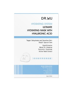 DR.WU - Ultimate Hydrating Mask With Hyaluronic Acid - 3stücke