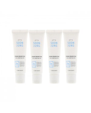 Etude House - Soon Jung 2x Barrier Intensive Cream (4er) Set