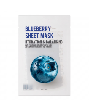 Masque en feuille de pureté blueberry - 1pc
