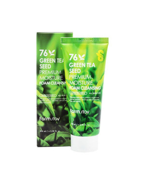 [Deal] Farm Stay - 76 Green Tea Seed Premium Moisture Foam Cleansing - 100ml