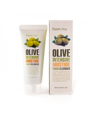 Farm Stay - Olive Intensive Moisture Foam Cleanser - 100ml