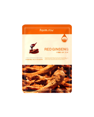 Farm Stay - Visible Difference Mask Sheet - Red Ginseng - 1stück