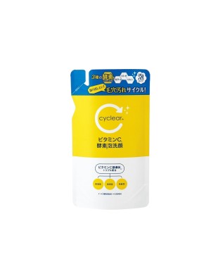 KUMANO COSME - cyclear Vitamin C Enzyme Foam Face Wash Refill - 250ml