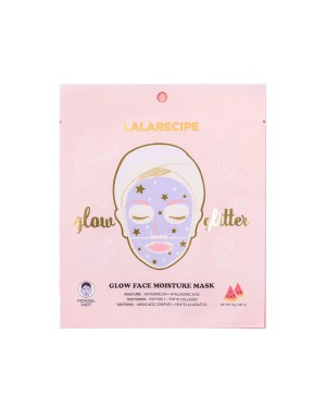 LALARECIPE - Glow Face Moisture Mask - 10pezzi