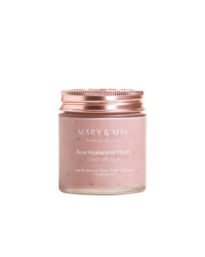 Mary&May - Rose Hyaluronic Hydra Wash Off Pack - 125g