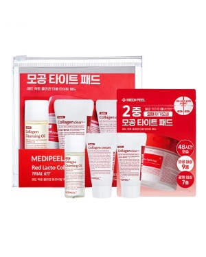 MEDIPEEL+ - Red Lacto Collagen Trial Kit - 15ml+20ml+15g+20ml