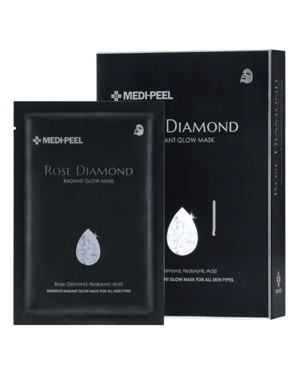 MEDI-PEEL - Rose Diamond Radiant Glow Mask Sheet - 25mlx10pcs