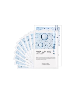 Mediheal - Aqua Soothing Ampoule Mask - 10pezzi