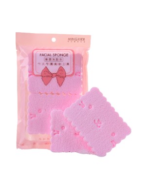 MINGXIER - Facial Cleansing Sponge - Pink - 2stücke
