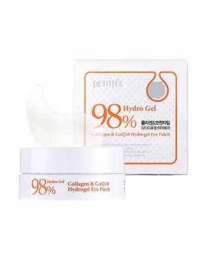 PETITFEE - Hydrogel Eye Patch - 1packung (60stücke) #Collagen & Co Q10