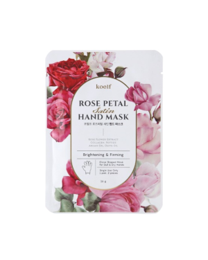 PETITFEE - Koelf Rose Petal Satin Hand Mask - 16g X 1stück