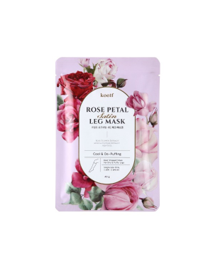 PETITFEE - Koelf Rose Petal Satin Leg Mask - 40g X 1pc