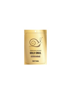 Pretty Skin - Premium Essential Sheet Mask Gold Snail - 10pezzi