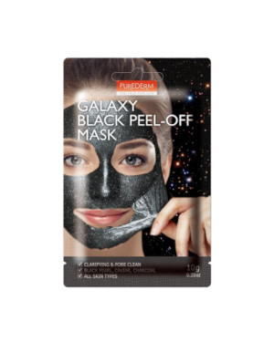 PUREDERM - Galaxy Peel-off Mask - Black/10g - 1stück