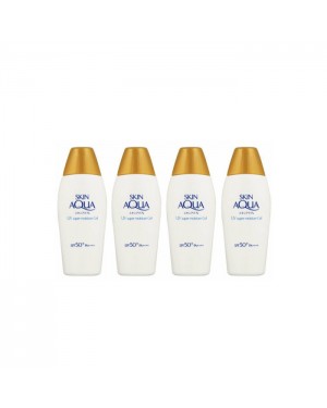 Rohto Mentholatum Skin Aqua UV Super Moisture Gel Hydrating Sunscreen (4er) Set