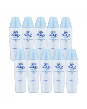 Rohto Mentholatum Skin Aqua UV Super Moisture Milk (10er) Set