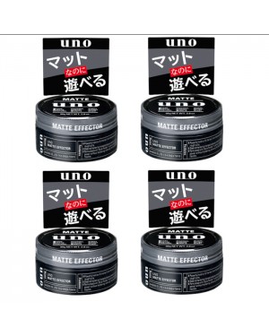 Shiseido - Uno Hair Wax - Matte Effector - 80g 4pcs Set