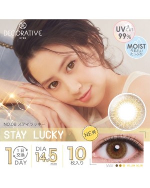 Shobi - Decorative Eyes 1 Day UV - No. 08 Stay Lucky - 10pcs