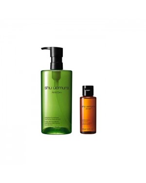 Shu Uemura Anti/Oxi+ Pollutant & Dullness Clarifying Cleansing Oil - 450ml (1ea) + Ultime8 Sublime Beauty Cleansing Oil - 50ml (1ea)