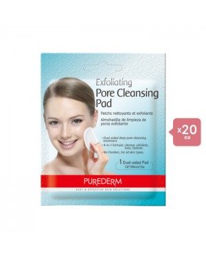 PUREDERM Exfoliating Pore Cleansing Pad - 1pc (20ea) Set