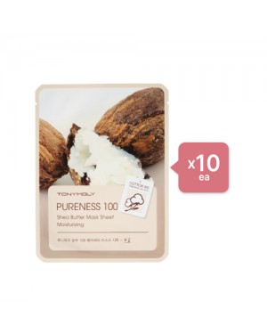 TONYMOLY - Pureness 100 Mask Sheet - Shea Butter (10er) Set