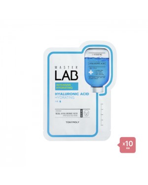 TONYMOLY - Master Lab Real Mask Sheet - Hyaluronic Acid - 1pc (10ea) Set