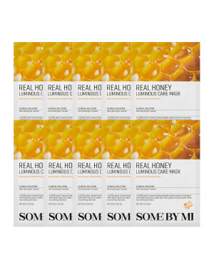SOME BY MI - Real Honey Luminous Care Mask - 10stücke