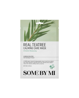 SOME BY MI - Real Teatree Calming Care Mask - 1stück