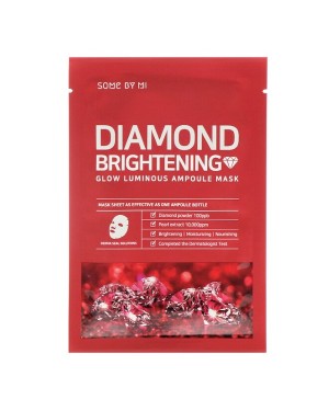 SOME BY MI - Red Diamond Brightening Glow Luminous Ampoule Mask (Micro - white) - 1pezzo