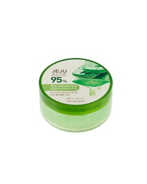 THE FACE SHOP - Fresh Jeju Aloe 95% Soothing Gel - 300ml