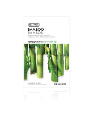 [DEAL]THE FACE SHOP - Real Nature Face Mask - Bamboo - 1pc