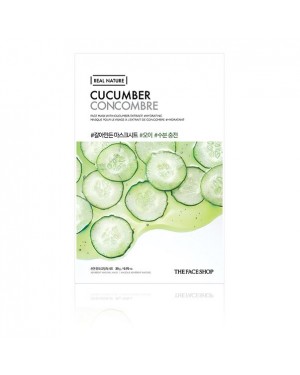 [DEAL]THE FACE SHOP - Real Nature Face Mask - Cucumber - 1pc